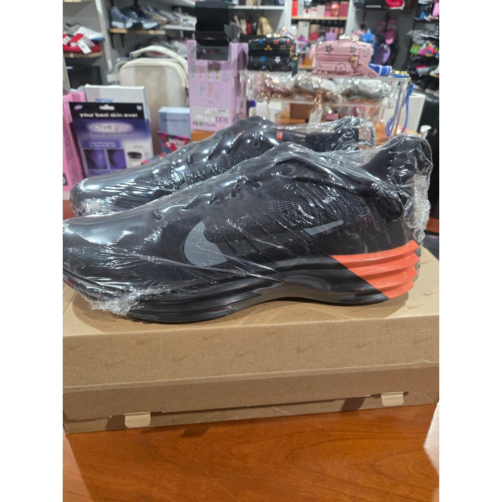 Nike Lunar Roam Black Anthracite Orange Mens Running Shoes HJ8999-001 Size 13